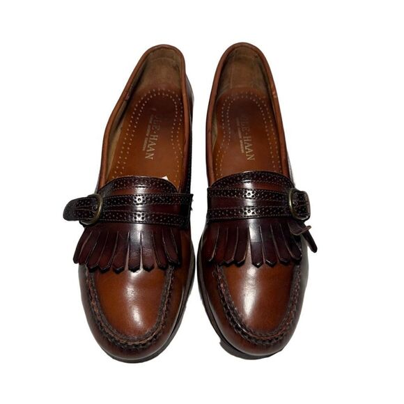 Men’s Cole Haan dress shoes 9.5 D brown main image 6